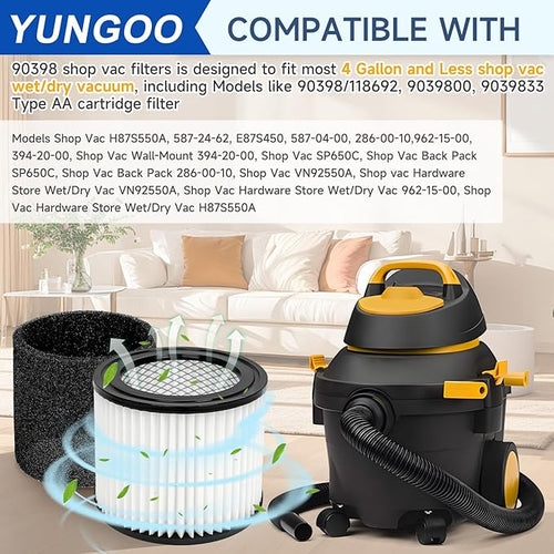 2 Pack 90398 Replacement Filter Compatible - Image 2