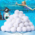 QwayHome 1.54 lbs Pool Filter Balls, Reusable Filter Sand Balls by QwayHome