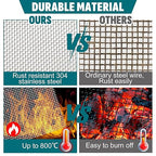 30 Mesh 304 Stainless Steel Mesh Screen, 15.7'' x 295'' Wire Screen Mesh - Image 3