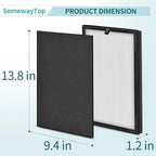 8L HEPA Replacement Filter Set Compatible - Image 4
