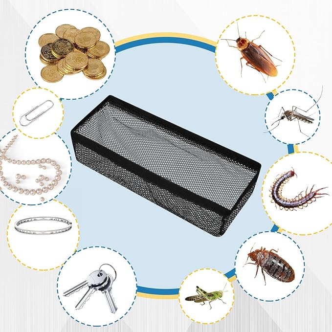 Zonon 12 Pcs 4 x 14 Inch Floor Register Trap Cover Vent Screen - Image 7