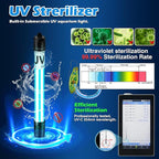 Aquarium U-V Filter 158GPH for 10-45 Gallon Small Betta Fish Turtle Tank - Image 4