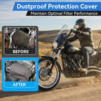 Meonum 2 Pack Cone Air Intake Filter Cover, Universal Cold Air Filter Sock - Image 5