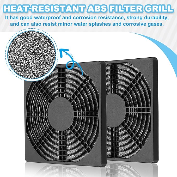 PATIKIL 135mm Fan Filter Grill - Image 4