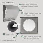 Vent Systems 10" Inch Air Supply Vent Cover - Image 4