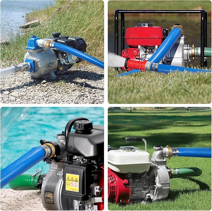 3" x 50 ft Backwash Hose for Swimming Pools, Heavy Duty PVC Lay Flat Water - Image 6