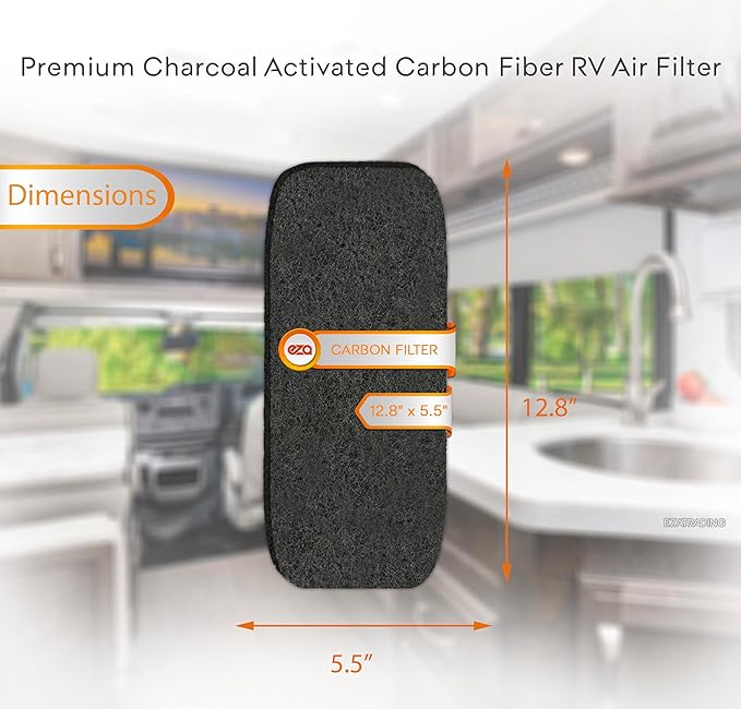 RV Premium Charcoal Activated Carbon Fiber Air Conditioner Filter - Image 4
