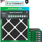 Filterbuy 20x21.5x1 Air Filter MERV 10 Odor & Allergy Defense by Filterbuy