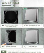 Upgraded 4" Stainless Steel 304 Dryer Vent Cover Outdoor - Image 6