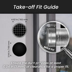 Repa Market Ø4 Inch Duct Cover – Galvanized Steel Round Duct Cap - Image 2