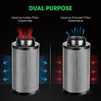VIVOSUN 4 Inch Air Carbon Filter Smelliness Control - Image 4