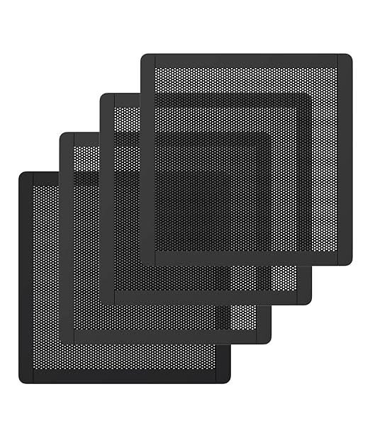 MoKo 140 x 140mm PC Case Magnetic Dust Mesh Filter, 0.5mm PVC Mesh Hole by MoKo
