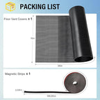 39x16 inch Customizable DIY Floor Vent Covers, Magnetic PVC Vent Mesh - Image 2