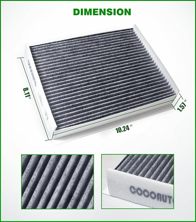 8 pcs Cabin Air Filter Set for 2015-2025 Ford F150, 2017-2025 F250 F350 F450 - Image 6