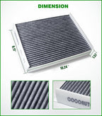 8 pcs Cabin Air Filter Set for 2015-2025 Ford F150, 2017-2025 F250 F350 F450 - Image 6