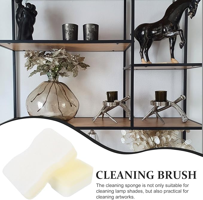 Beaupretty 15pcs Lampshade Cleaning Sponges Dry Fabric Cleaner Reusable Dust - Image 5
