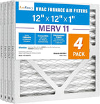LotFancy 12x12x1 Air Filter MERV 11 4-Pack, Electrostatic Pleated AC Furnace - Image 9