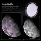 Astromania Telescope Moon Filter 2 Inch, Moon Skyglow Filter Reduces Moon Glare - Image 3