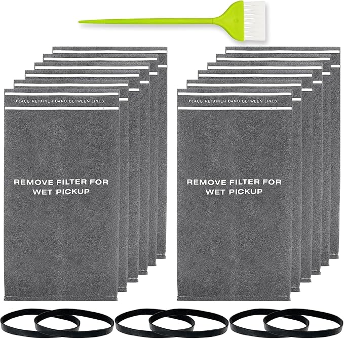 12 Pack 38737 Replacement for Craftsman 2.5 Gallon Shop Vac Filter Bags by WHIGN