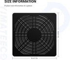 Dust Filter PC 80mm Cooling Fan Filter Dustproof Cover, 2 Pack PC Case Fan - Image 2