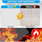 Valchoose 1 Piece Metal Woven Mesh Screen 14.6 X 11.4 in, 4.5mm Hole 5 Mesh - Image 5