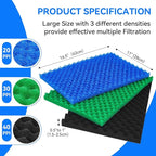 Foam Aquarium Filter Coarse Sump Filter Sponge Cut to Fit Bio Sponge Filters - Image 2