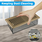 Floor Vent Screen Net for Home Floor, Floor Register Cover Trap 4 x 12 Inch - Image 7