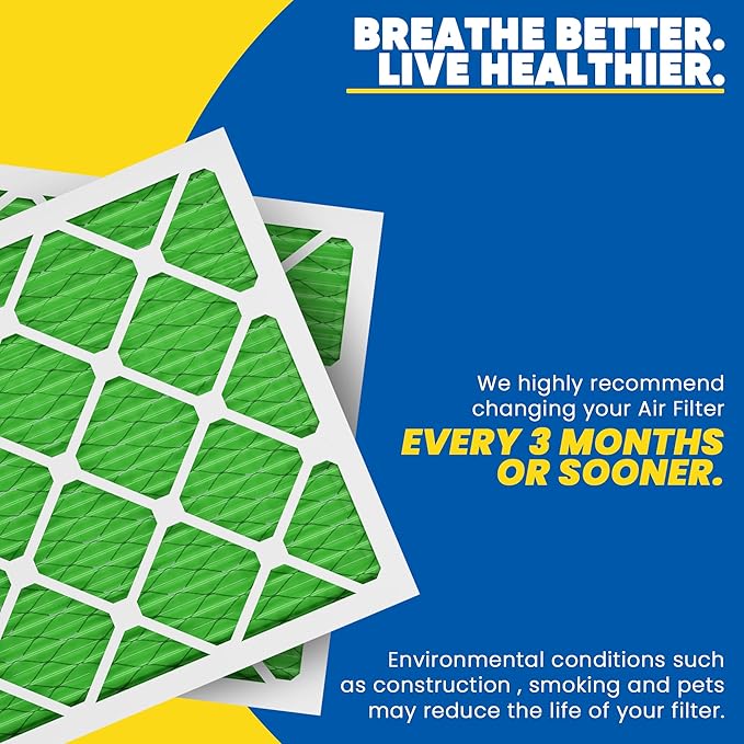 Maycold MERV 13 14x14x1 Air Filter, High-Efficiency Pleated AC & Furnace Filters - Image 6