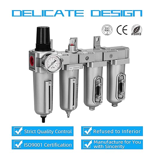 NANPU 1/2" NPT Industrial Grade 4 Stage Air Drying System - Image 6