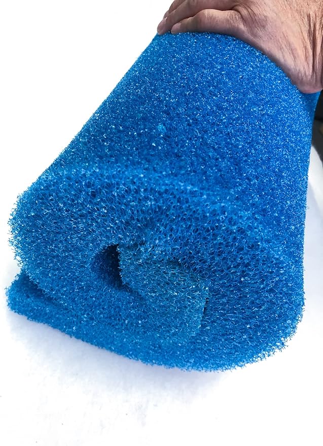 ViaAqua Aquarium Bio Sponge Filter Media Pad, 23.6" x 17" x 2", Open Cell Foam - Image 2