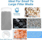 6 Packs Fine Mesh Bag Aquarium Mesh Bag Aquarium Filter Media Bags - Image 4