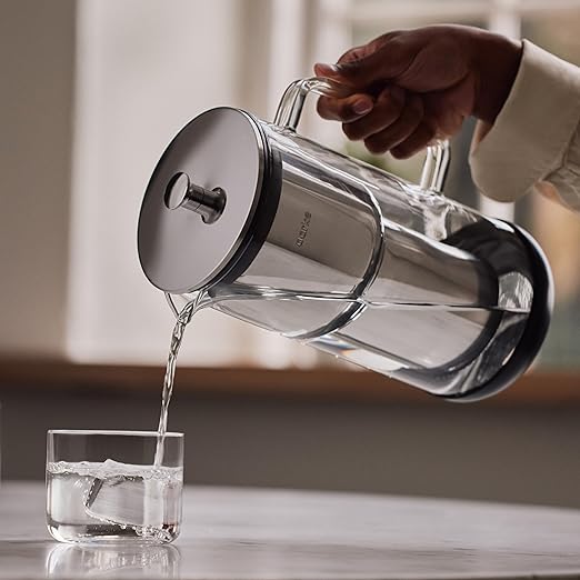 Aarke Purifier Regular 1.18L Glass Pitcher Bundle w/Steel Filter, 3 Enriched + - Image 9