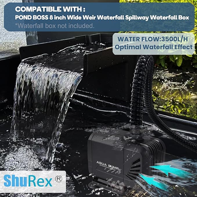 900 GPH 45W Submersible Water Pump and 10 FT Tube - Image 4