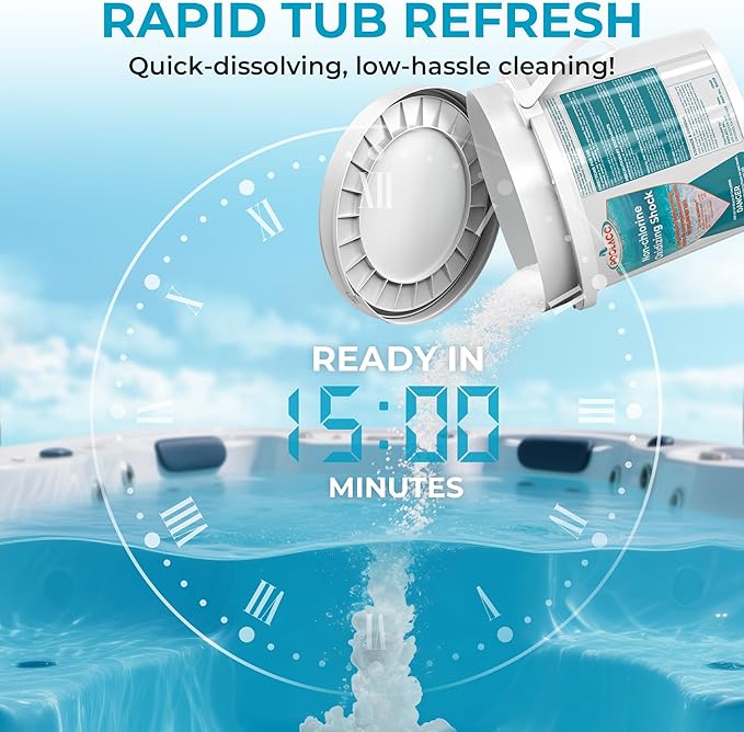 Non-Chlorine Spa Shock for Hot Tub, Chlorine-Free Shock Oxidizer Treatment for - Image 5
