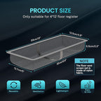 6 Pack Floor Register Cover Trap, HG Power 4 x 12 Inch Floor Vent Screen Net - Image 2