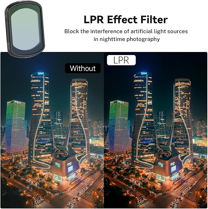 Haoge Magnetic Filter Set for DJI Osmo Pocket 3, Includes 1/4 Black Mist Filter - Image 7