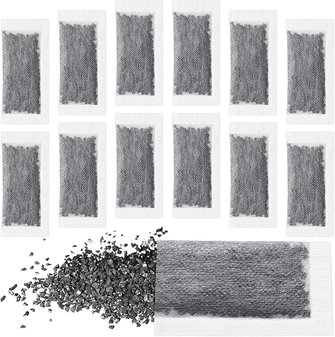 Lounsweer 12 Packs Replacement Activated Charcoal Distiller Filters Coconut by Lounsweer