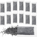 Lounsweer 12 Packs Replacement Activated Charcoal Distiller Filters Coconut by Lounsweer