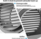 4" in Heavy Duty Thickened 304 Stainless Steel Air Vent Cover Louvered Grille - Image 5
