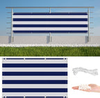Privacy Screen 4.6' x 9.8' Privacy Protection Weatherproof Patio Privacy Screen by AYLFBFU