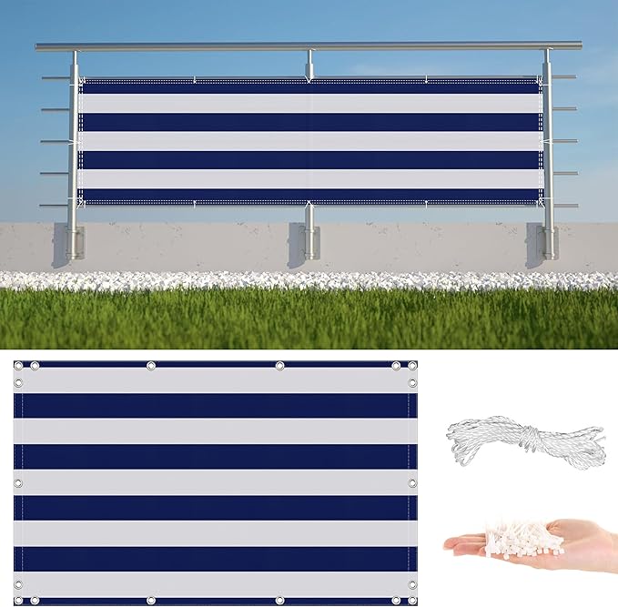 Privacy Screen Protector 2.6' x 3.3' Privacy Protection Weatherproof Privacy by AYLFBFU