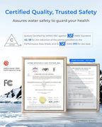Waterdrop X8-PRO Reverse Osmosis Water Filter, NSF/ANSI 42&58&372 Certified - Image 6