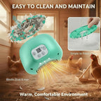 Enhon 2 Sets Chicken Coop Heater, Timing Heat Lamp - Image 7