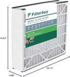 Filterbuy 20x25x5 Air Filter MERV 13 Optimal Smoke & Allergy Defense, Pleated - Image 10
