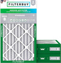 Filterbuy 16x24x4 Air Filter MERV 8 Essential Dust & Allergy Defense, by Filterbuy