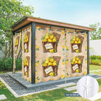 Lemon Outdoor Curtains for Patio Lemons in Baskets Summer Tropical Plant Brown - Image 7