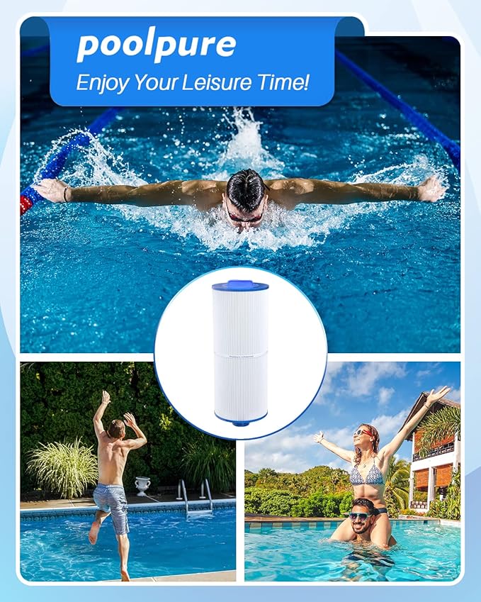 POOLPURE Removable Handle Spa Filter Replaces PJW60TL-OT-F2S, Jacuzzi Prem J300 - Image 7