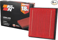 K&N Engine Air Filter:Long Life 18, 000 Mile Replacement AirFilter:Compatible by KNEngineeringInc