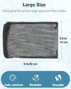 Pawfly 8 Pack Aquarium Filter Media Bags, Fish Tank Fine Mesh Bag - Image 3