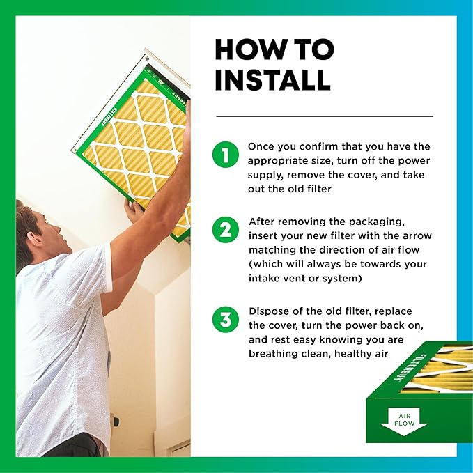 Filterbuy 21x23x1 Air Filter MERV 11 Superior Pet & Allergy Defense, - Image 5